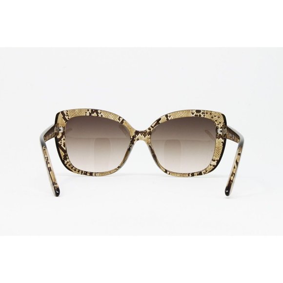Guess Sunglasses Women\'s Fashion GF0383S 45F Brown Snake 57mm NEW main image 4